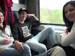 Большие сиськи, Минет, Собачьи, Стриптизерша, Молоденькие, Втроем, Сиськи, В поезде