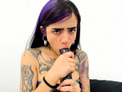 Petite Camslut Sucks On A Dildo For You