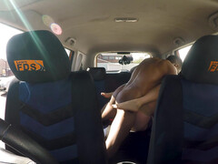Culo, Rubia, Coche, Estilo perrito, Interracial, Lamidas, Al aire libre, Esposa