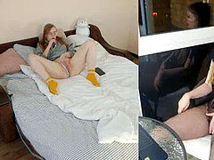 Couple, Masturbation, Mère que j'aimerais baiser, Maman, Orgasme, Réalité, Jouets, Voyeur