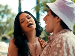 Жопа, Язык в попке, Минет, Член, Сперма на лице, Затыкание рта, Гостиница, Сиськи