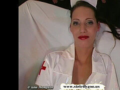 cougar Nurse Viktoria knows the way to relax all those rigid dicks