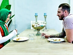 アラブ, デカ尻, デカチン, フェラチオ, バック, 自然山雀, ティーン, オッパイの