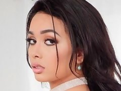 Sweet ebony in high heels Aaliyah Hadid fucked by a big boner