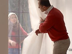 フェラチオ, 爸, バック, ハードコア, Hd, ロシア人, 剃毛, ティーン