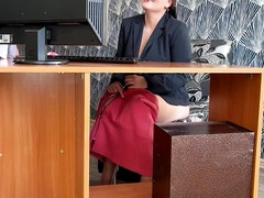 Big Natural Tits Milf Secretary Gets Fucked In The Office