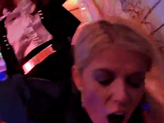 Horny club wenches suck and fuck dicks