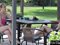 美女, フェティッシュ, 彼女, ラティーナ, なめる, 淫乱熟女, アウトドア, 義母