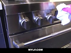 お尻, 美人, デカパイ, ブロンド, 茶髪の, レズビアン, 淫乱熟女, 母