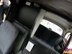 Beautiful Euro babe gets seduced by lesbian taxi driver