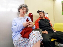 Arsch, Blondine, Blasen, Schwanz, Dildo, Hardcore, Absätze, Lecken