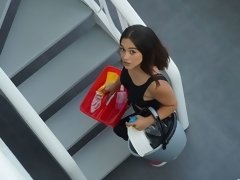 Анальный секс, Брюнетки, Пальцем, Мастурбация, От первого лица, Бритые, Молоденькие, Сиськи