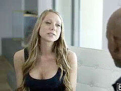 Grote lul, Zwart, Pijpbeurt, Sperma shot, Sperma in gezicht, Ondergoed, Kousen