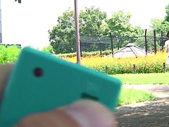 Asiatisch, Auto, Spassig, Im freien, Höschen, Pov, Spielzeuge, Vibrator