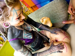 Anal, Verga grande, Mamada, Garganta profunda, Gotica, Grupo, Inserción, Latex