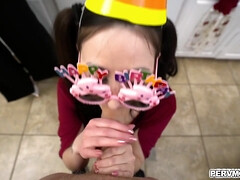 Melody and Tifa sucked Conor's cock to cheer him up