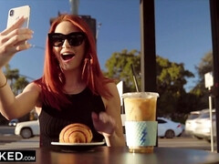 Zwart, Pijpbeurt, Hardcore, Likken, Klein, Kut duiken, Roodharige vrouw, Rijden