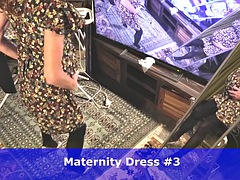 素人, 女装男装, フェティッシュ, 下着, 熟年, 淫乱熟女, 穴開きパンティ, シーメール