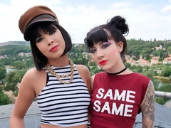 Kont, Pijpbeurt, Hardcore, Interraciaal, Ondergoed, Orgie, Feest, Tieten likken