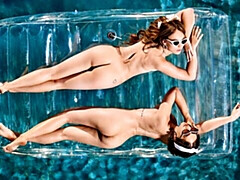 18 jahre, Grosse titten, Fingern, Küssen, Lesbisch, Lecken, Dürr, Titten