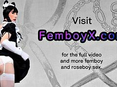 Sweet bending femboi tasting BBC