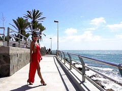 Strand, Vollbusig, Fetisch, Natürlichen titten, Im freien, Öffentlich, Solo, Titten