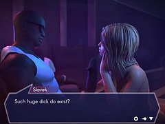 Cuckold Life Simulator: Wife humiliates her husband who enjoys watching her get fucked by BBC