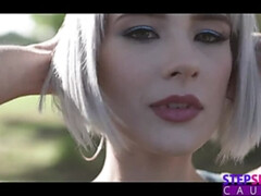 ブロンド, 女, Hd, オーガズム, アウトドア, 小柄, ショートヘア, オッパイの