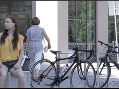美女, デカパイ, 巨乳な, 露出狂, 自然山雀, アウトドア, 公共, オッパイの