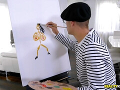 Gros cul, Blonde, Sucer une bite, Brunette brune, Tir de sperme, Léchez, Mature, Chatte