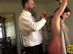 Amarrada, Fetiche, Hd, Humillación, Natural, Castigada, Gritar, Esclavo
