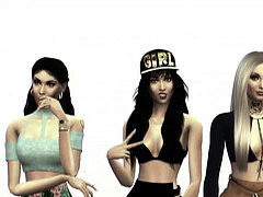 Большой член, Черные, Застукали, Измена, Лесбиянка, Страпон, Втроем