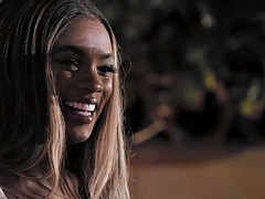 カワイイ, 黒人, 指いじり, キス, レズビアン, パーティ, ピアス, ティーン