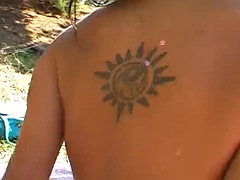 Lieveling, Grote mammen, Pijpbeurt, Sperma shot, Duits, Moeder die ik wil neuken, Buiten, Tieten likken