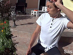 Anal, Sucer une bite, Brunette brune