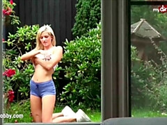 Rubia, Mamada, Compilación, Alemán, Sexo duro, Hd, Al aire libre, Coño