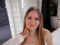 Grosse bite, Gros seins, Sucer une bite, Brunette brune, Hard, Chatte, Surprise, Plan cul à trois
