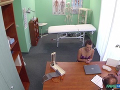 Blasen, Paar, Arzt, Lesbisch, Lecken, Krankenschwester, Büro, Uniform