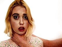 18 ans, Gros cul, Grosse bite, Blonde, Sucer une bite, Seins naturels, Adolescente, Nénés