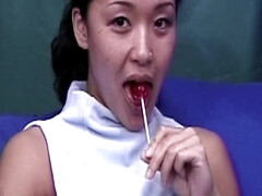 Asiático, Mamada, Morena, Interracial, Tetas