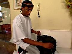 Phat booty chocolate whore rides bbc