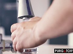 デカチン, フェラチオ, 母, 小柄, 現実, 叫ぶ, 剃毛, オッパイの