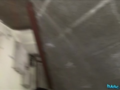 Public Agent (FakeHub): Big tits brunette fucks for cash in public