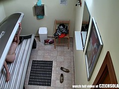 Redhead Teen Softly Playing with her Perfectly Sha