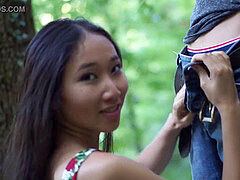 Amateur, Mamada, Al aire libre, Coño