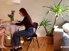 Amateur, Cul, Lesbienne, Léchez, Chatte, Adolescente