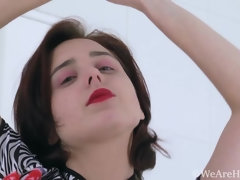 お尻, 茶髪の, 毛深い, 下着, ふっくら乳首, シャワー