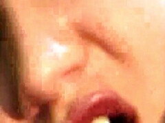 Gros cul, Sucer une bite, Brunette brune, Tir de sperme, Doigter, Interracial, Mère que j'aimerais baiser, Rétro ancien
