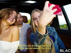 Sucer une bite, Brunette brune, Queue, En levrette, Interracial, Léchez, De plein air, Chatte