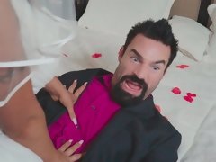 Crazy Hardcore Porn Scene Featuring Slutty BBW Bride